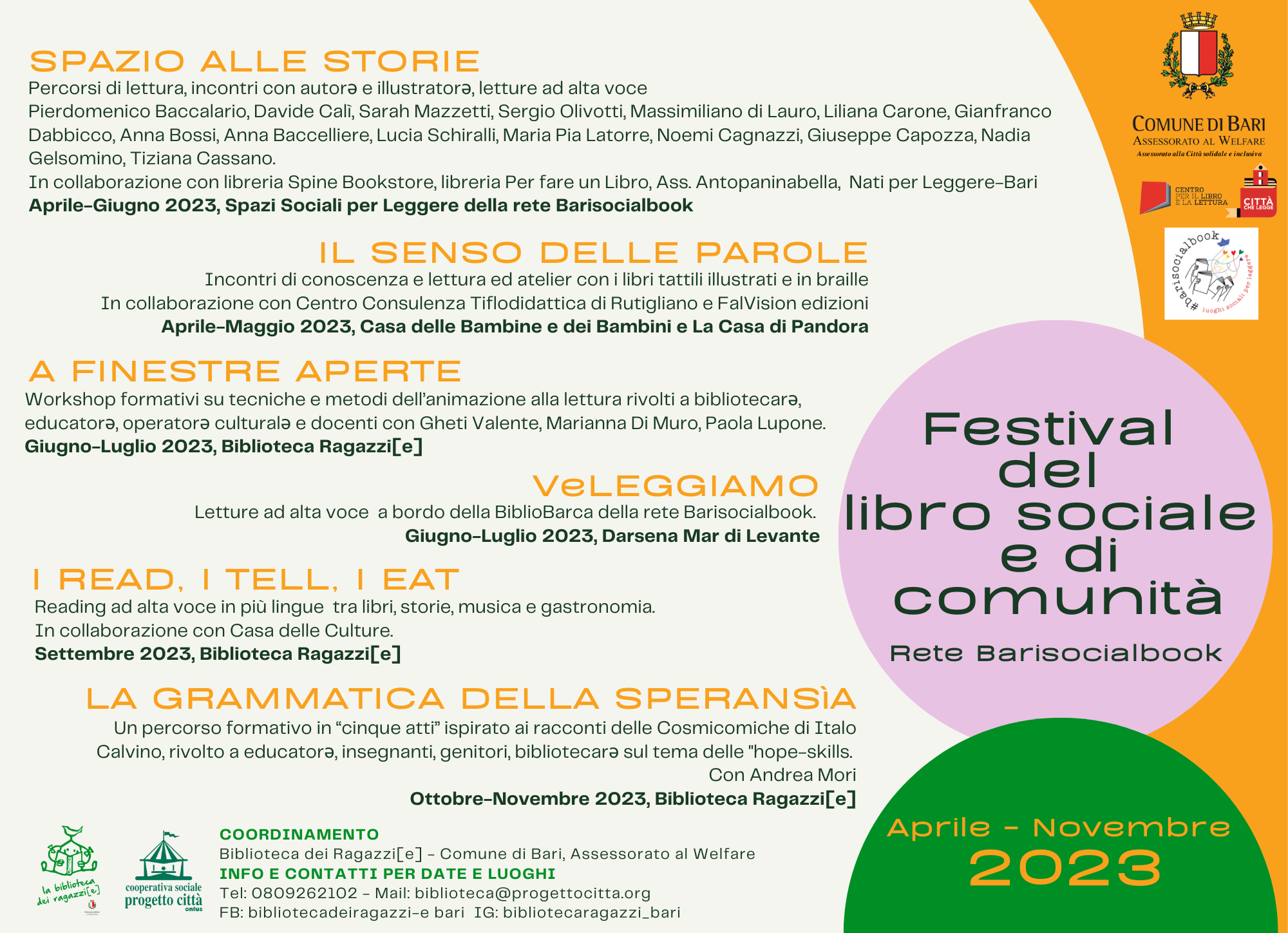 Al via il Festival del libro sociale e di comunità