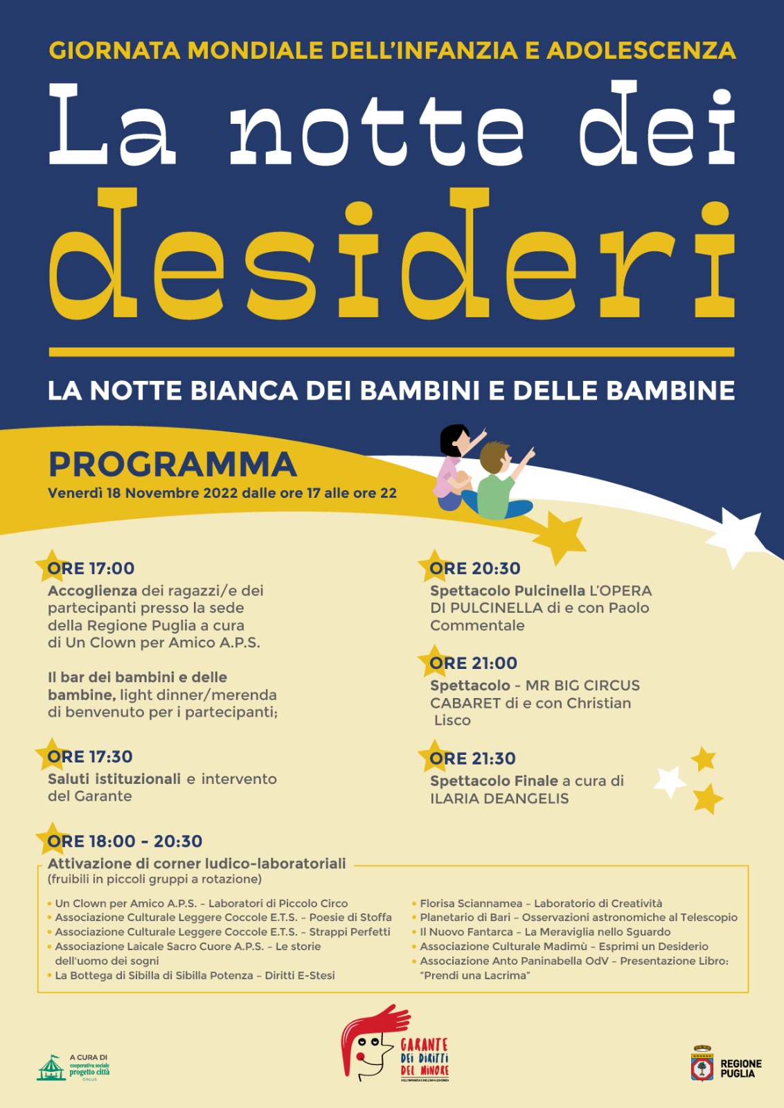 Notte dei desideri programma