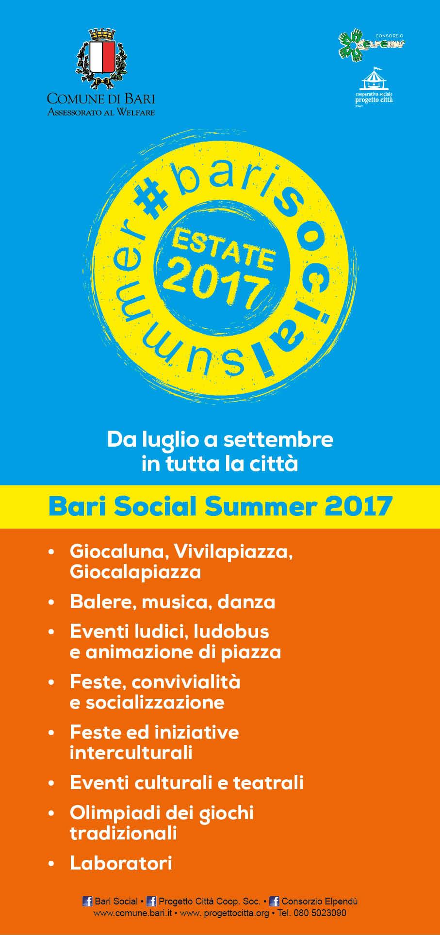 locandina bari social summer